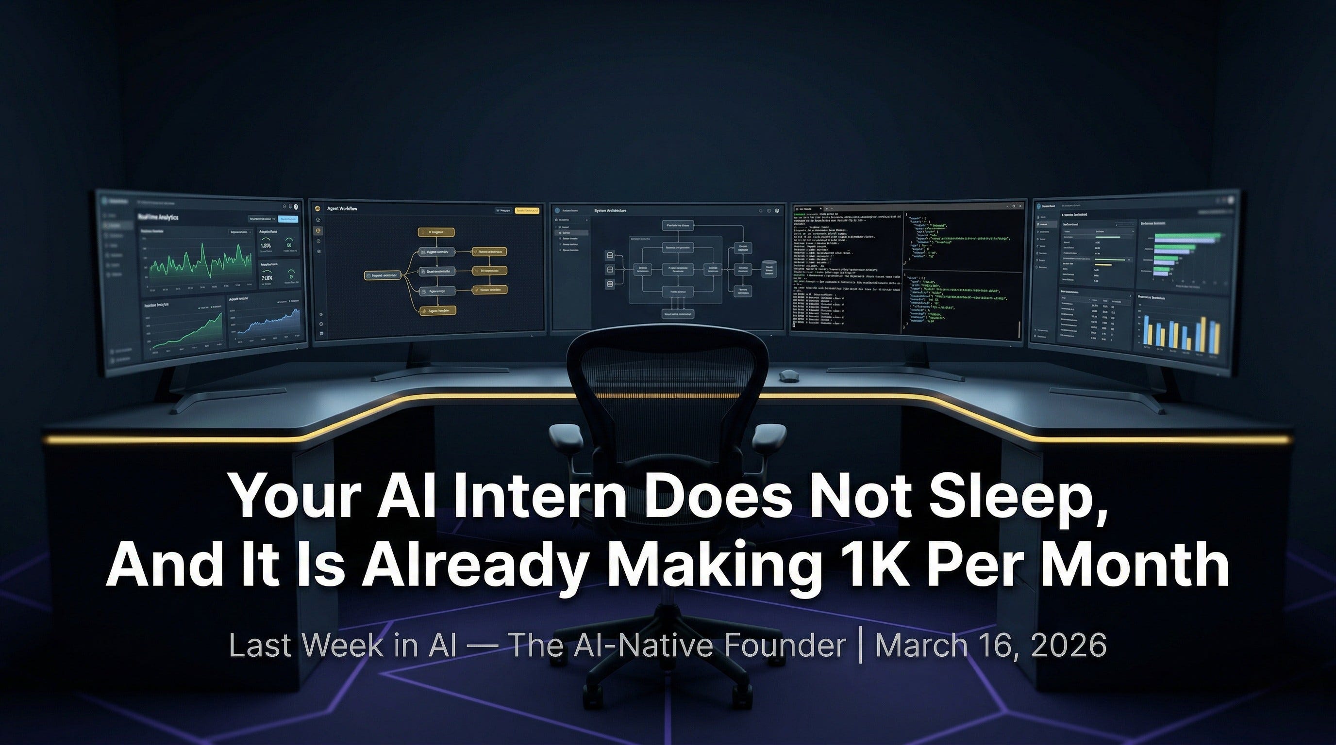 Weekly Roundup - Your AI Intern Doesn’t Sleep — And It’s Already Making Money