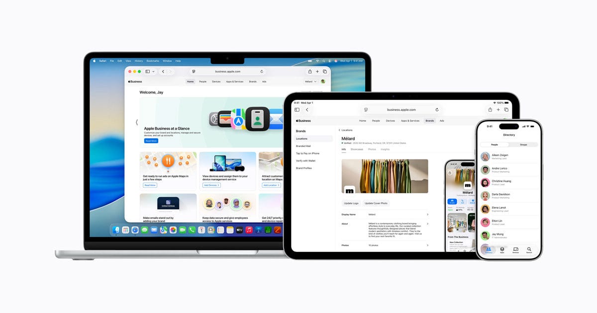 Introducing Apple Business — a new all-in-one platform for businesses of  all sizes - Apple (IN)