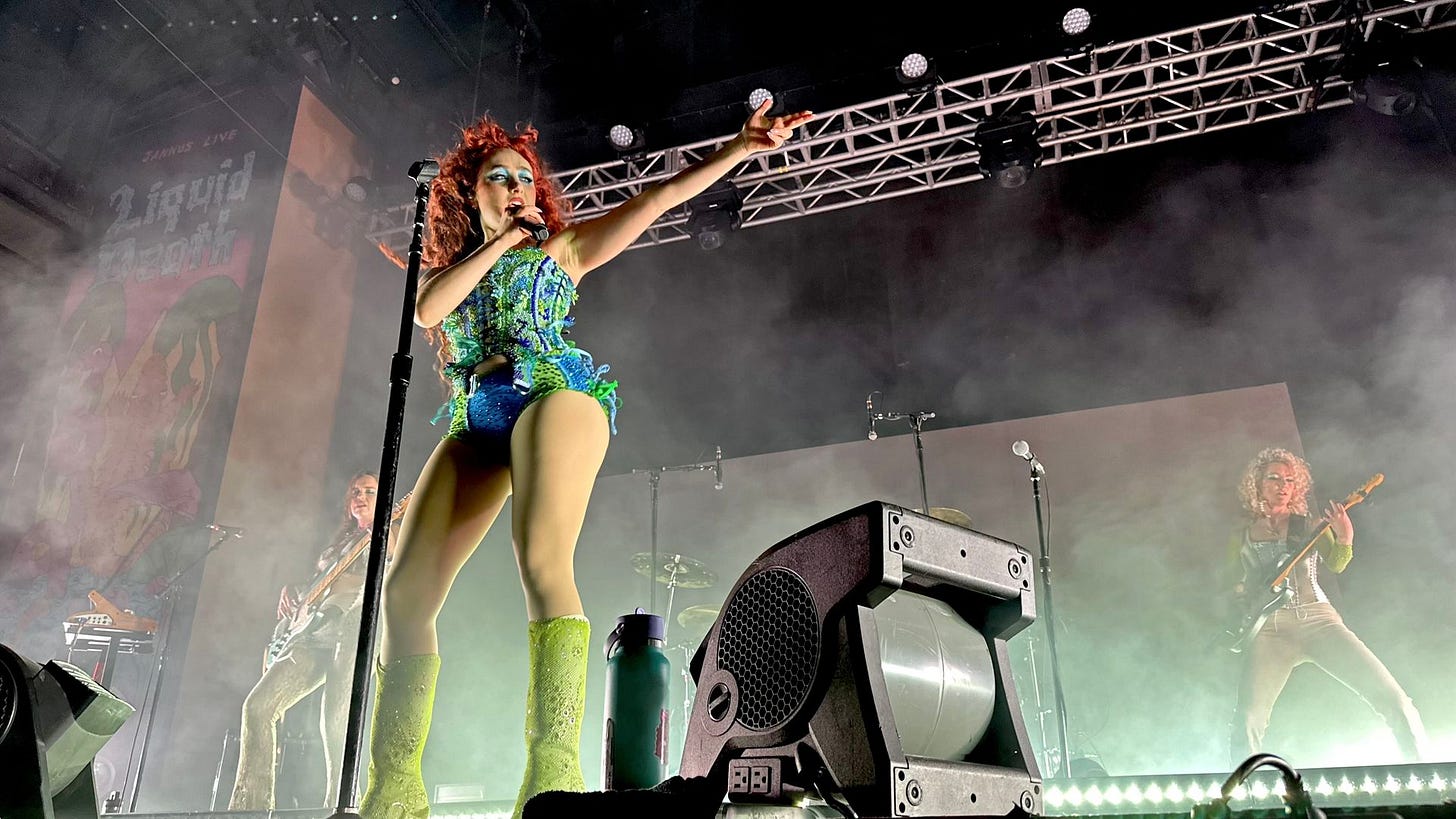 Chappell Roan fans climbed on a trash compactor to see sold out St. Pete  show - Axios Tampa Bay
