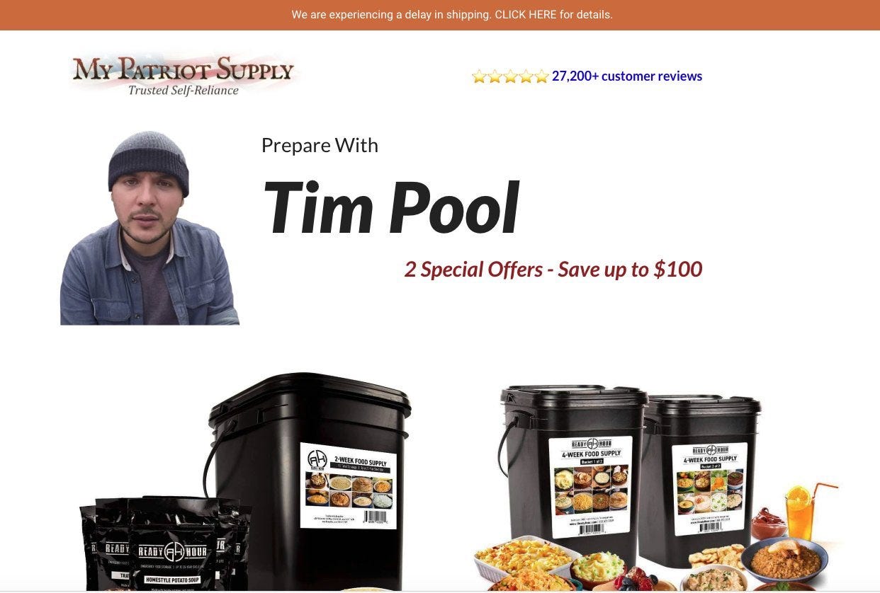 lvl 45 chaos potus LIMITED EDITION! on Twitter: "I support Tim Pool's pivot  to literal slop buckets… "