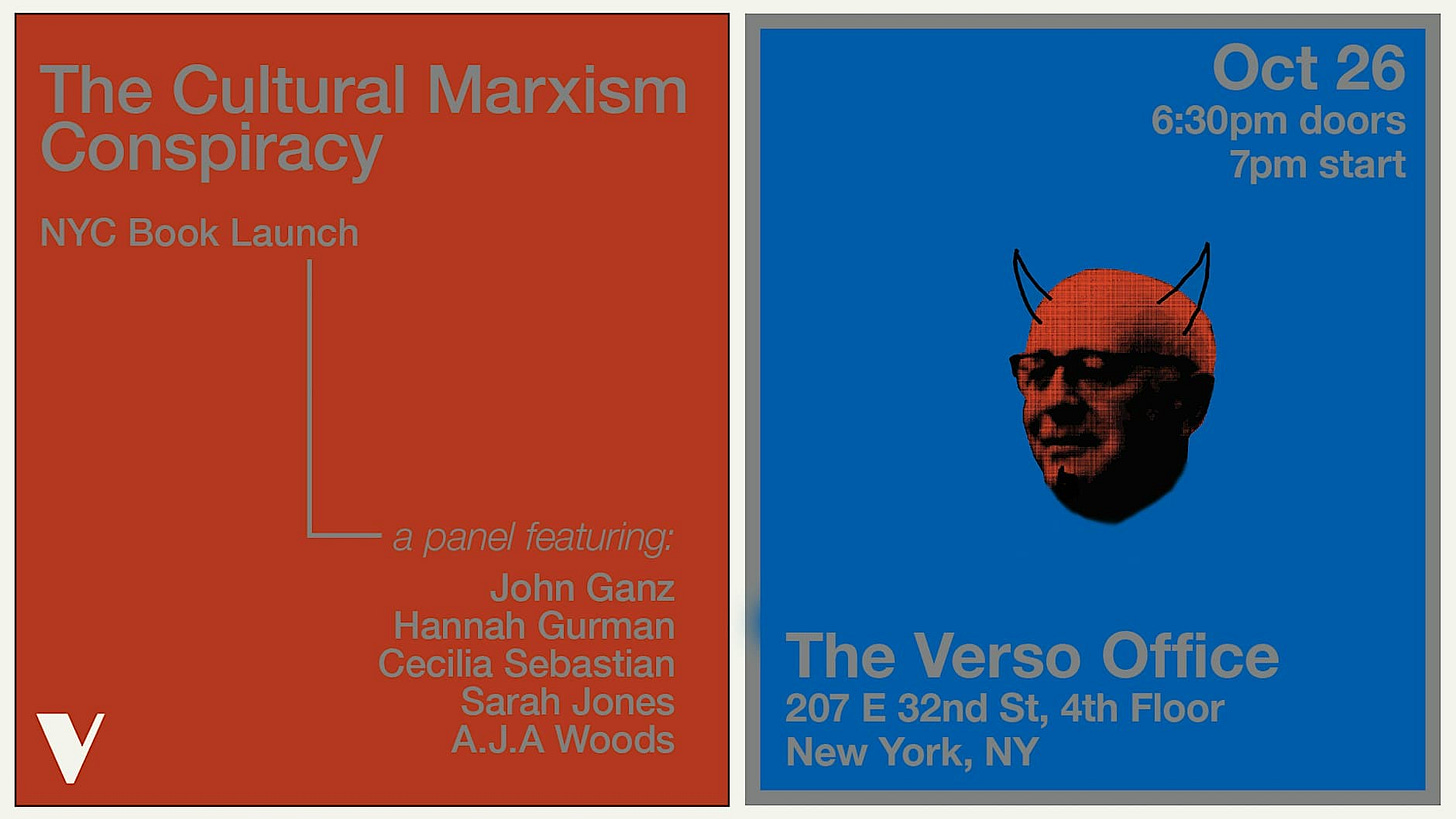 The Cultural Marxism Conspiracy | NYC Launch Event The Cultural Marxism Conspiracy | NYC Launch Event
