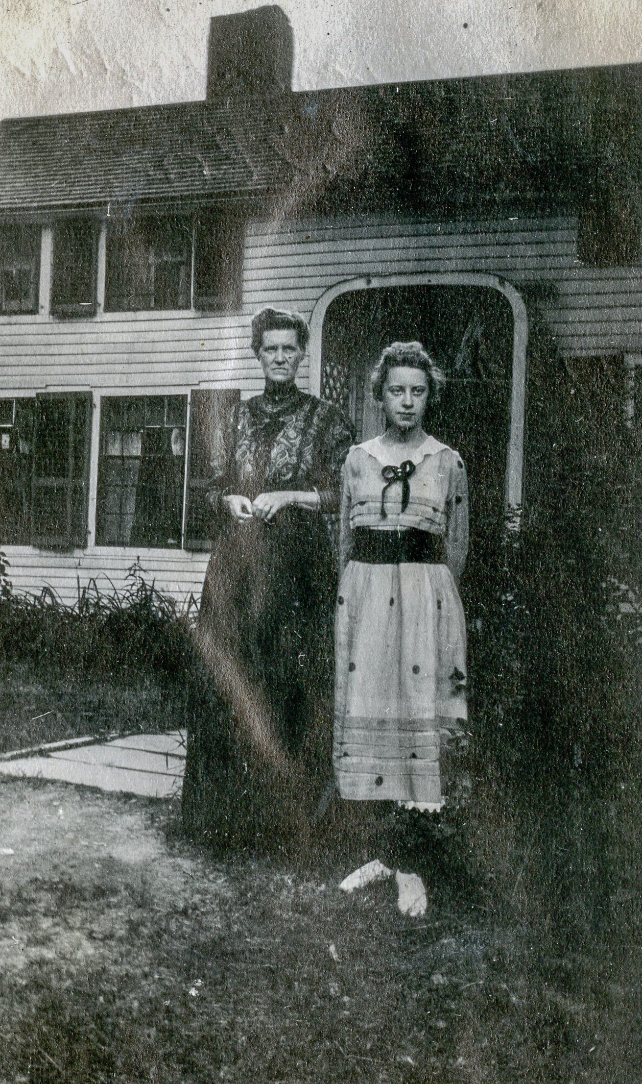 Mrs. Bert Taylor and Lilla