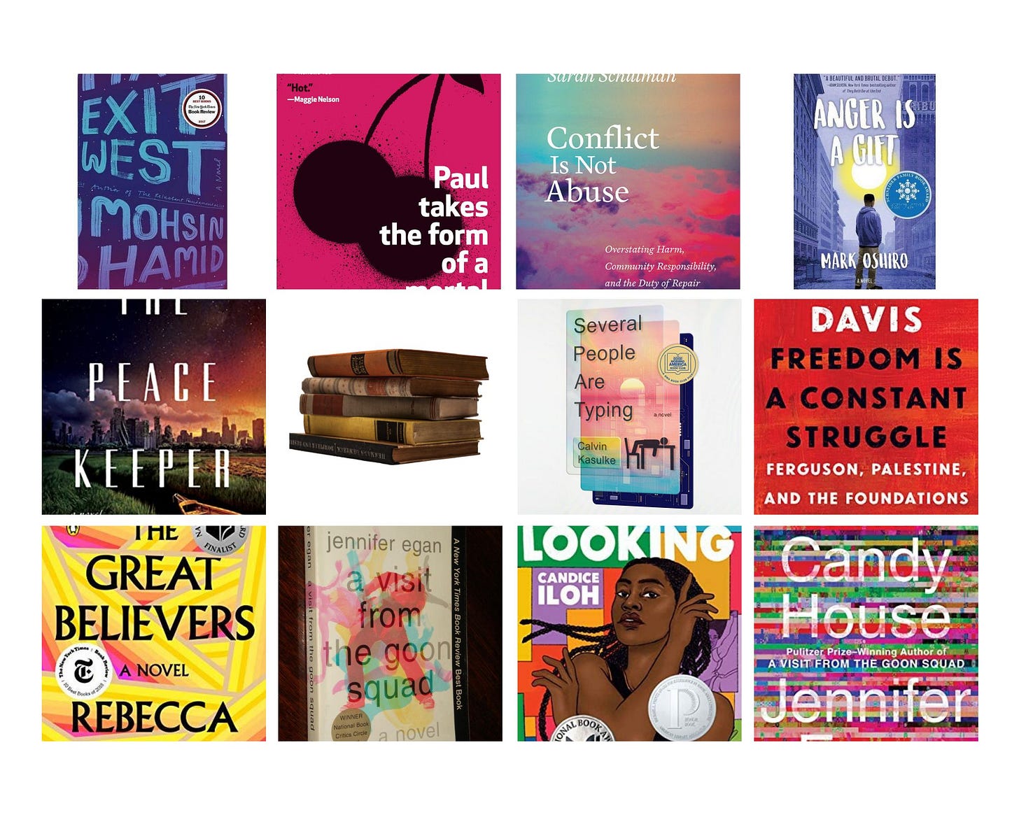 a collage of book covers