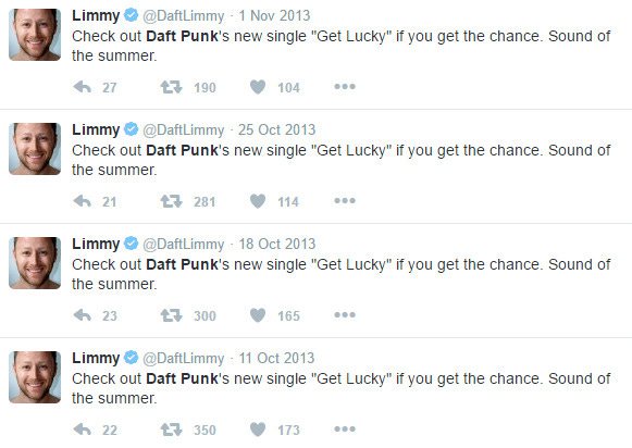 Check out Daft Punk's new single “Get Lucky” if you get the chance. Sound  of the summer. – @vio-vile on Tumblr