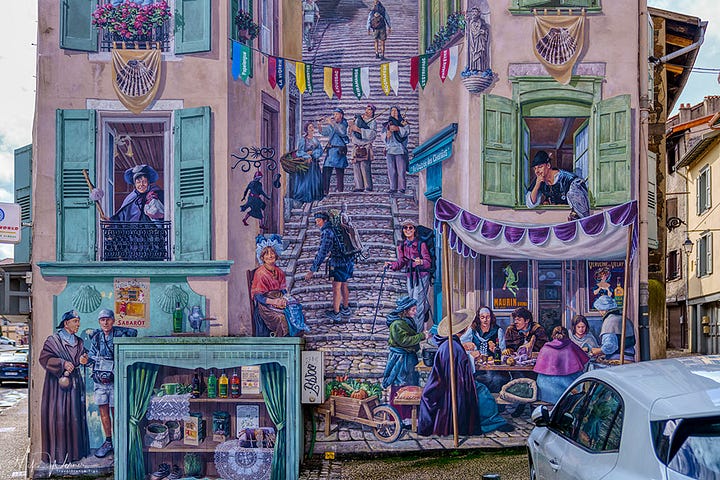 Wall Fresco Les grands hommes du Puy