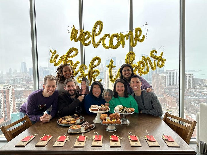 Baking show contestants eating around Chicago.