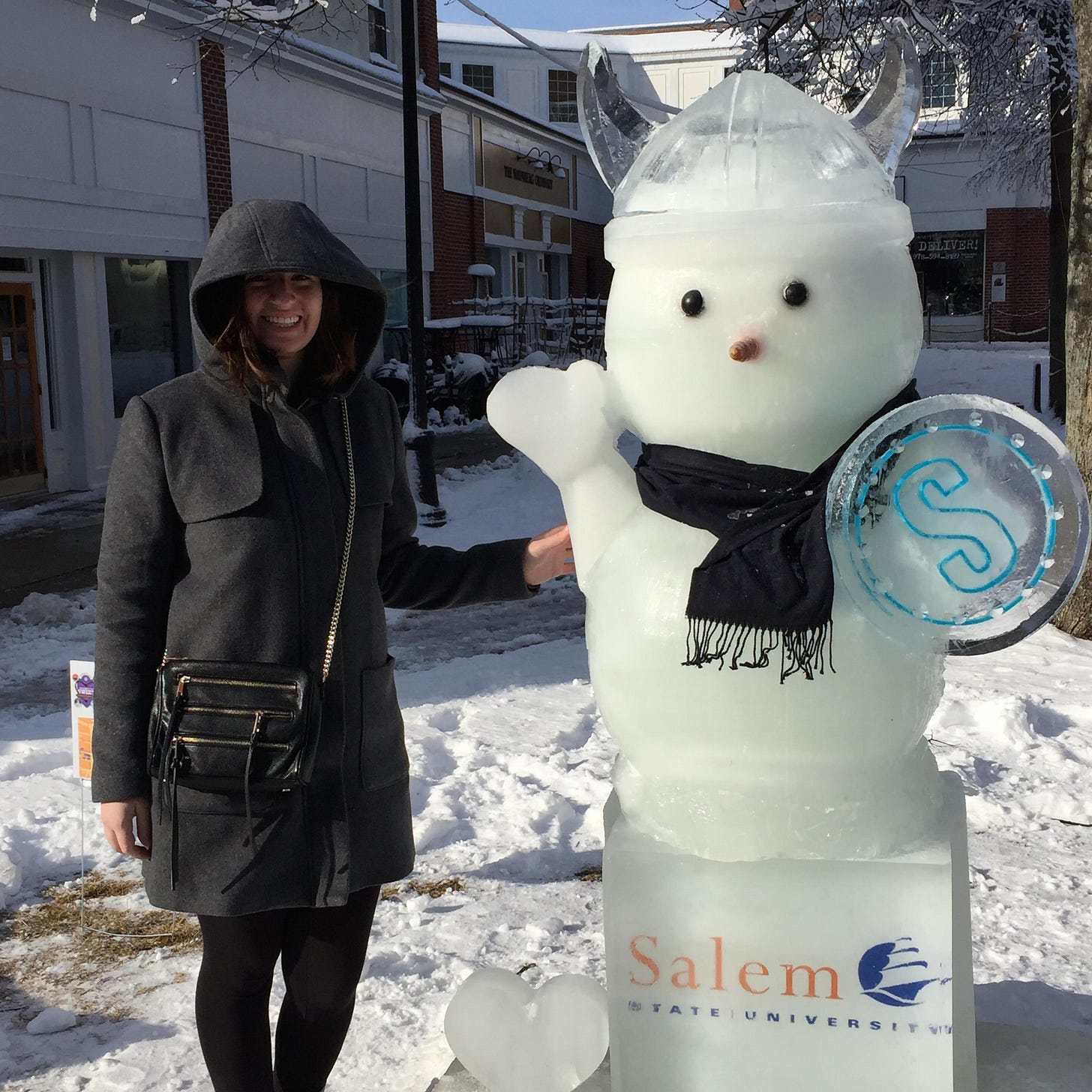 Salem State Ice Sculpture Salem State Ice Sculpture