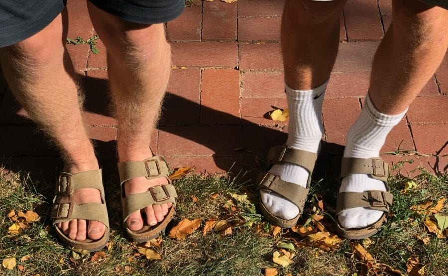 'Stocks and socks: dynamic duo or fashion faux pas?