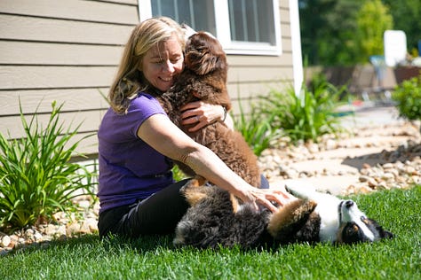 Dr. Melissa Magnuson with her patients