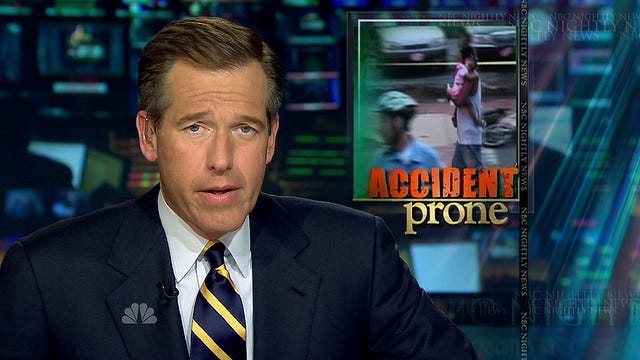 Brian Williams accident prone Brian Williams accident prone