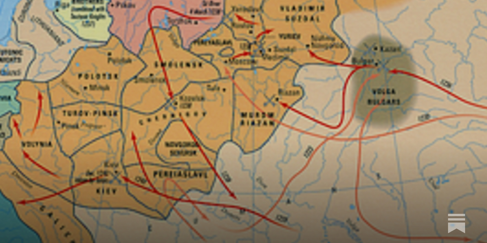 Mongol invasion of Kievan Rus', image size:1600x800