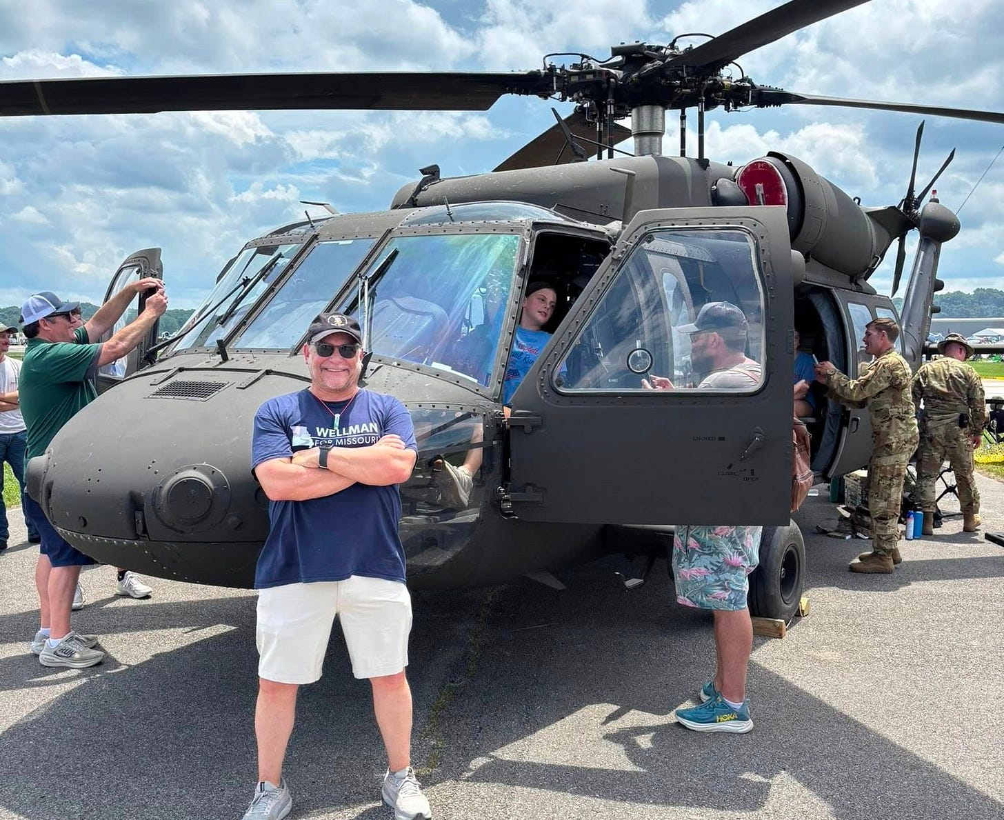May be an image of helicopter