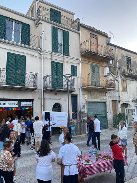 Images from the 4th anniversary of The Good Kitchen, Mussomeli, Sicily
