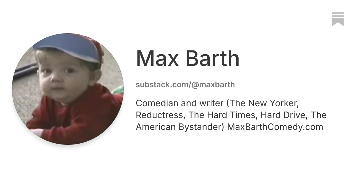 Max Barth | Substack