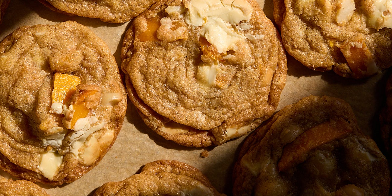 Mango Macadamia Nut Cookies