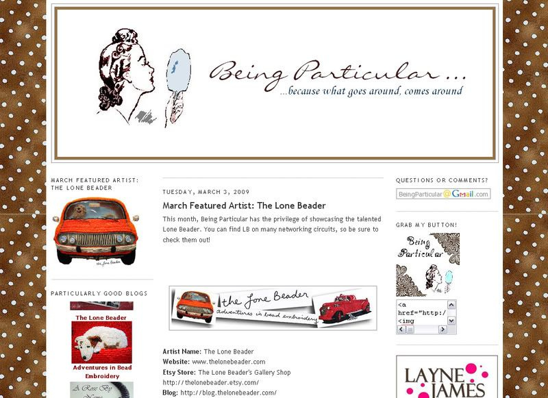 Bead Particular Beading Blog March Featured Boston Bead Artist Lone Beader Bead Particular Beading Blog March Featured Boston Bead Artist Lone Beader