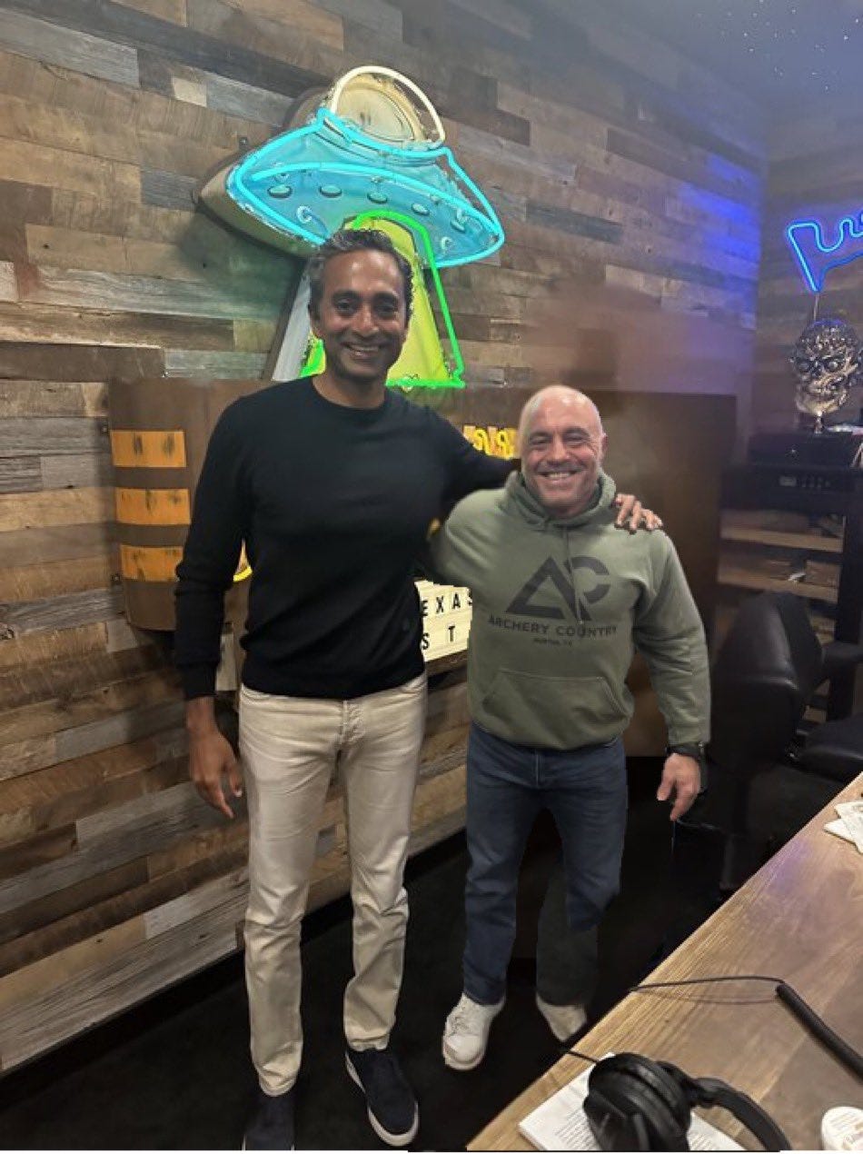 wiggle on X: "Chamath Palihapitiya was on Joe Rogan show recently  https://t.co/xFo29a34tT" / X