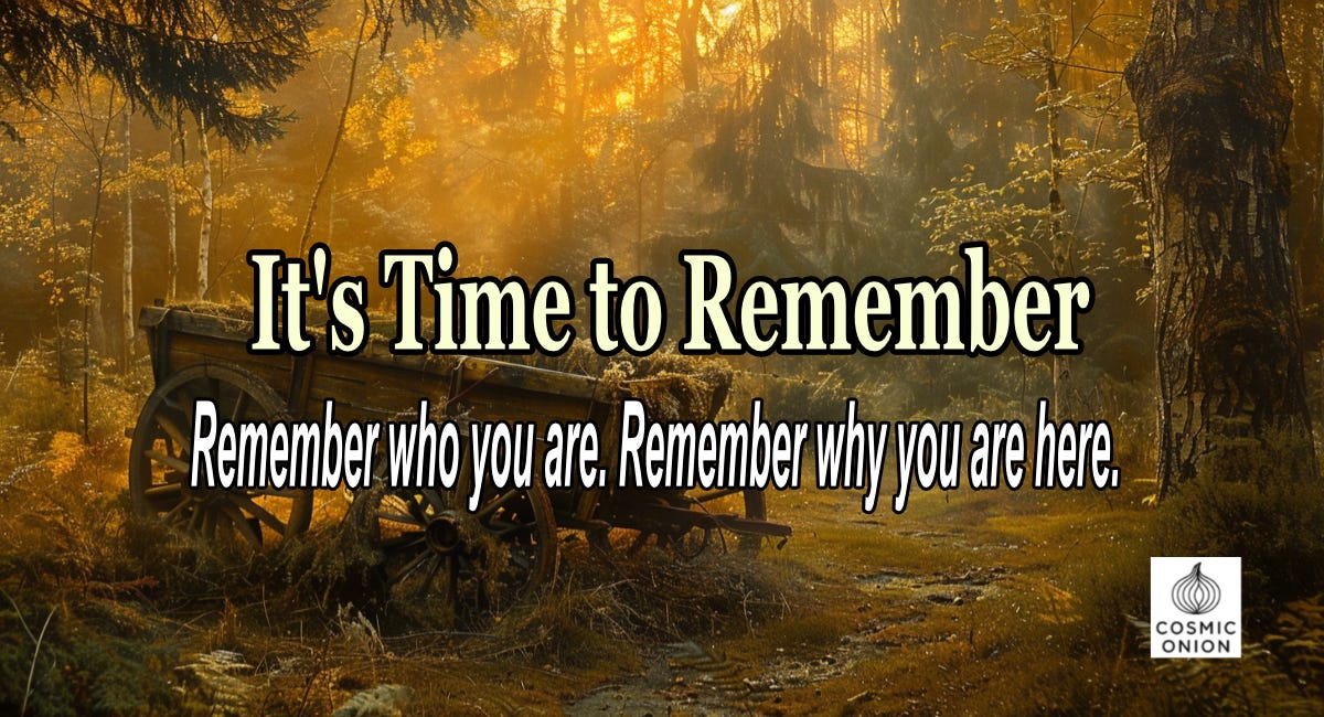 It’s Time to Remember