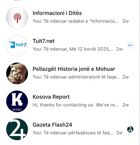 Këto pamje tregojnë përpjekjet e dokumentuara të redaksisë për të kërkuar transparencë dhe përgjegjësi nga platformat që shpërndanë pa kontekst një nga figurat më të ndjeshme të historisë së Kosovës.