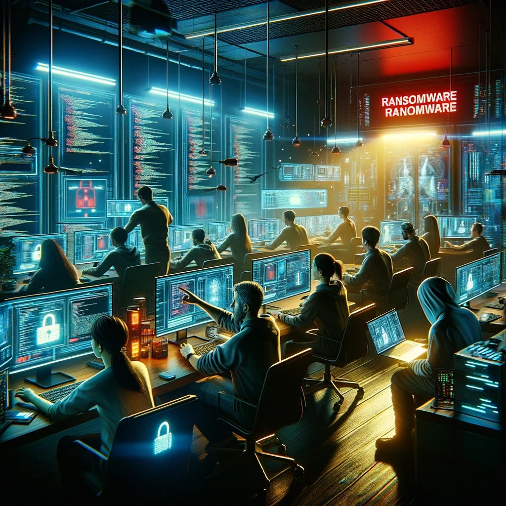Hacker Art Cyber team responding to ransomware attack