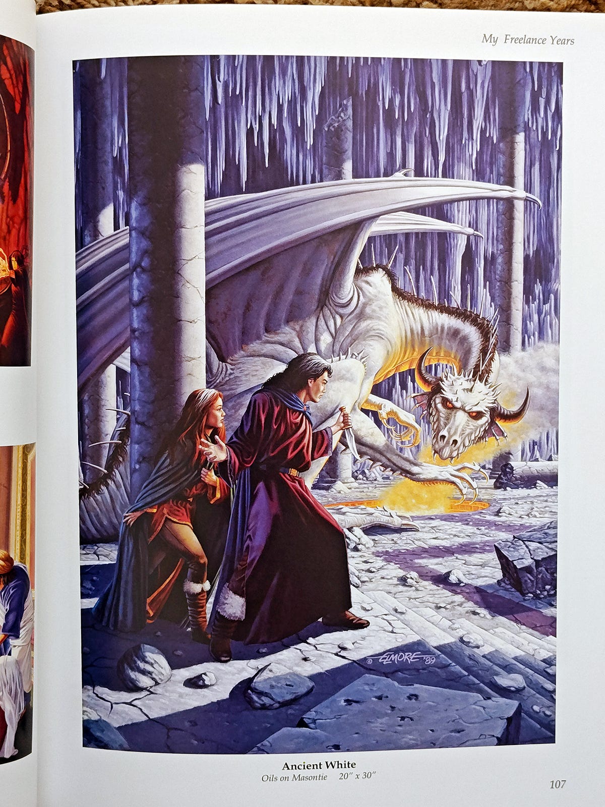 アート・デザイン・音楽 Reflections of Myth: The Larry Elmore Larry Elmore of D&D and Dragonlance fame-Reflections of Myth (1993