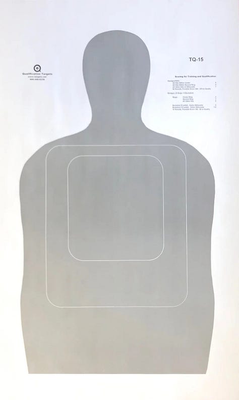 TQ15, IDPA, IPSC targets