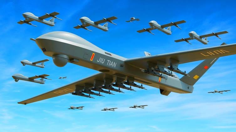 Introducing Jiutian drone swarm carrier – a sci-fi level engineering marvel