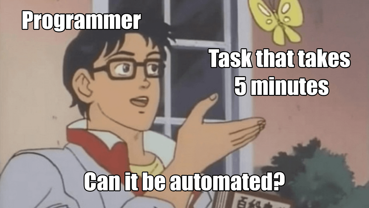 Automation : r/ProgrammerHumor