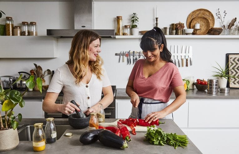 Renée and Anshu of Dabba Drops Renée and Anshu of Dabba Drops