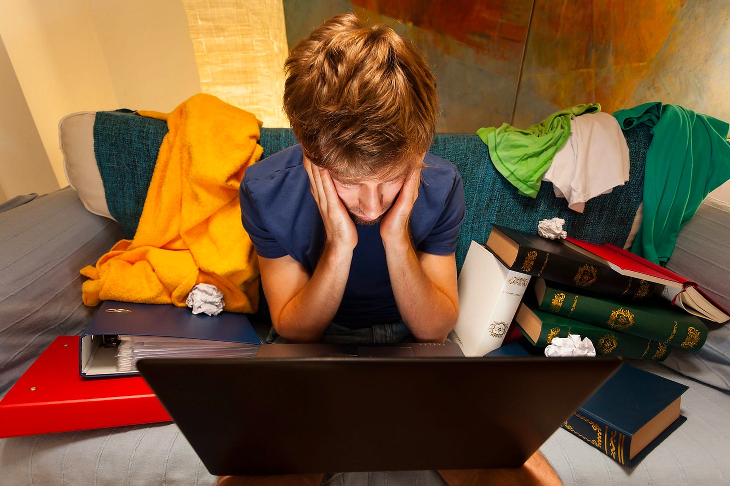 stressed student