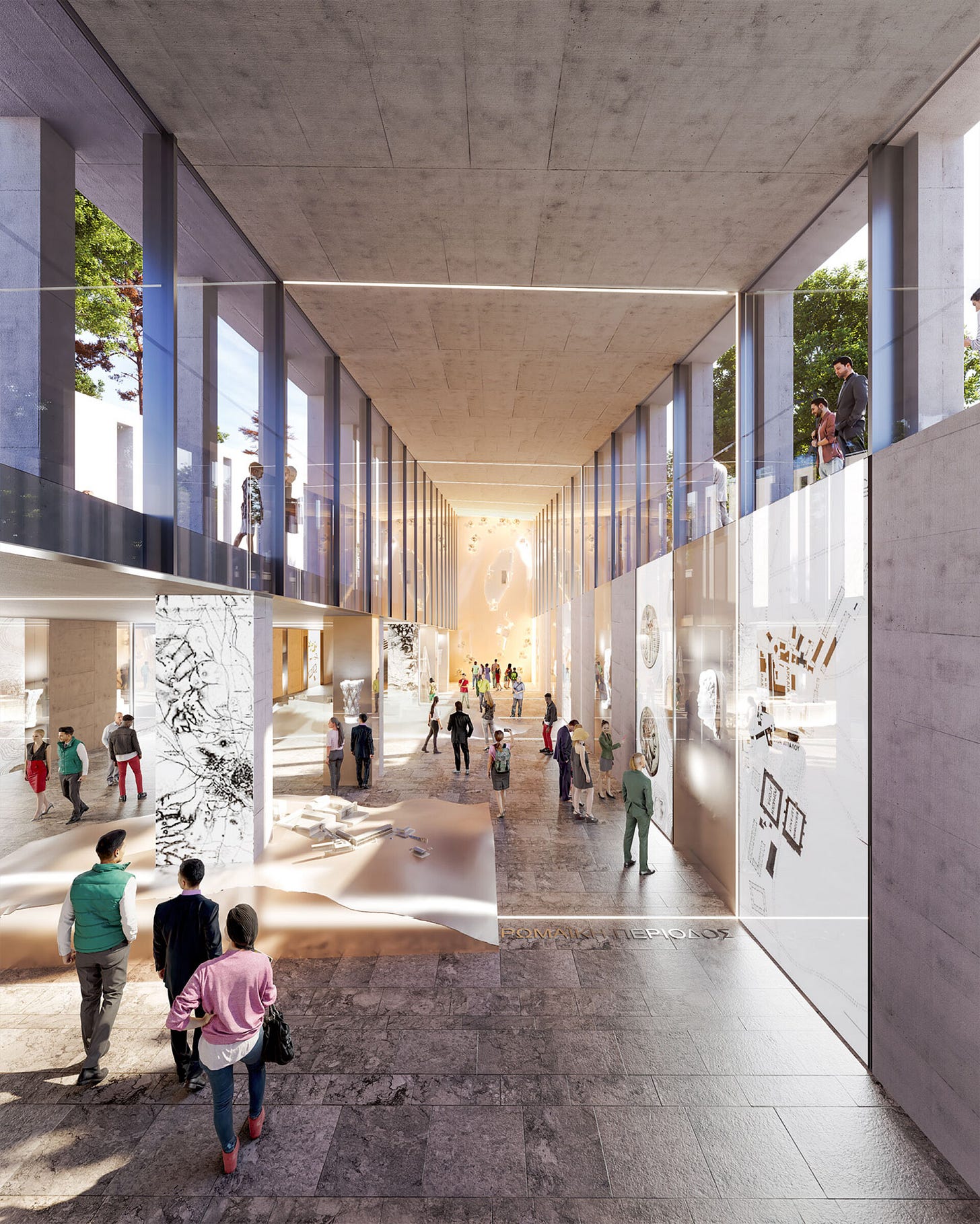 The new Archaeological Museum of Athens at the Plato Academy