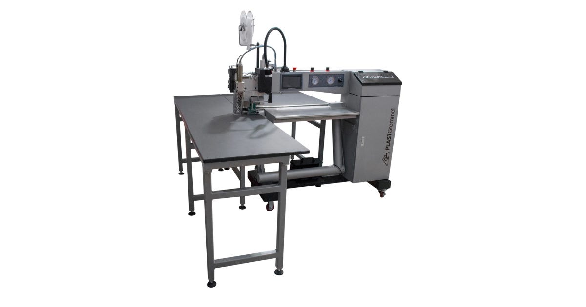 PLASTGrommet previewed automated banner finishing for C!Print Madrid