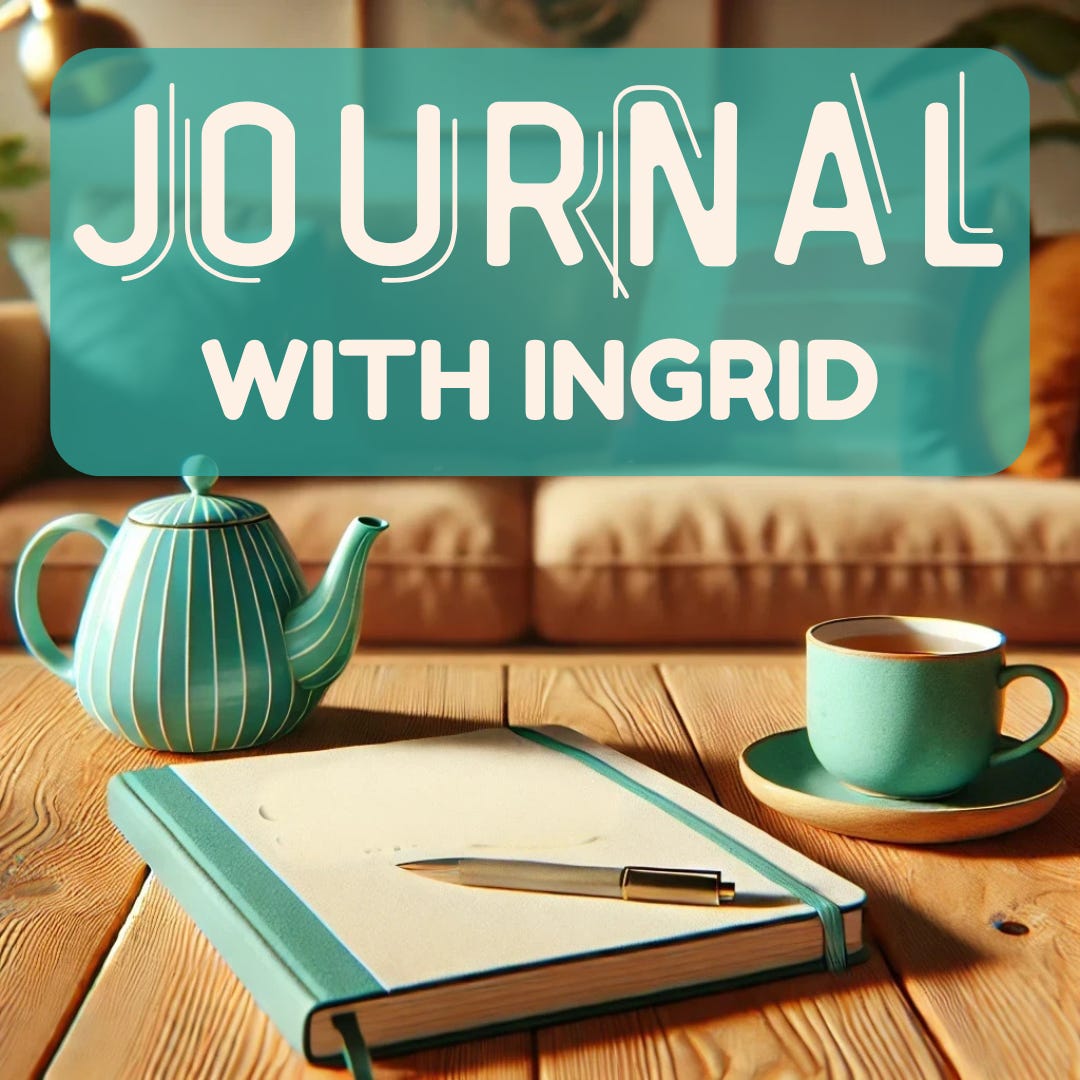 Journal with Ingrid logo