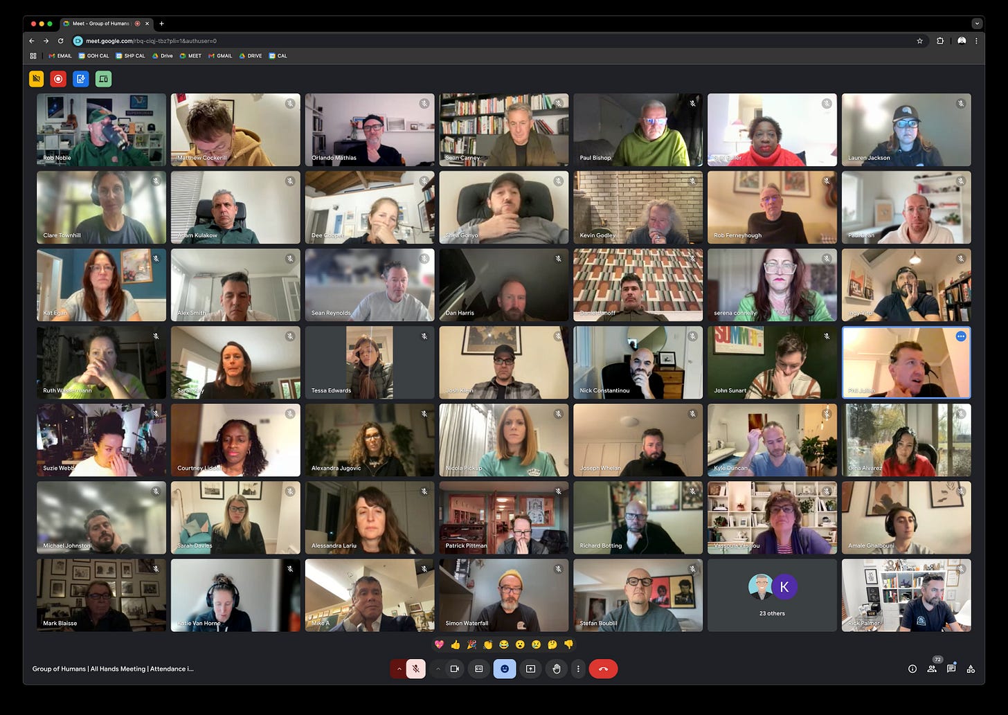 Group Of Humans, ALL HANDS