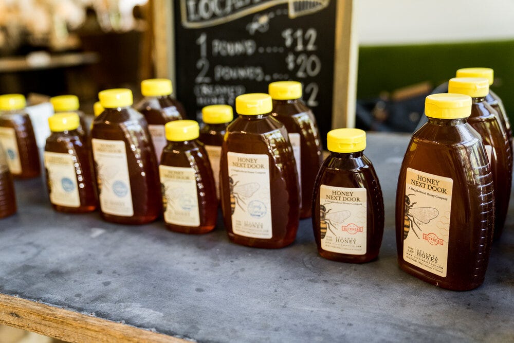 Honey Next Door  pop-up at Sheep &amp; Meadow.