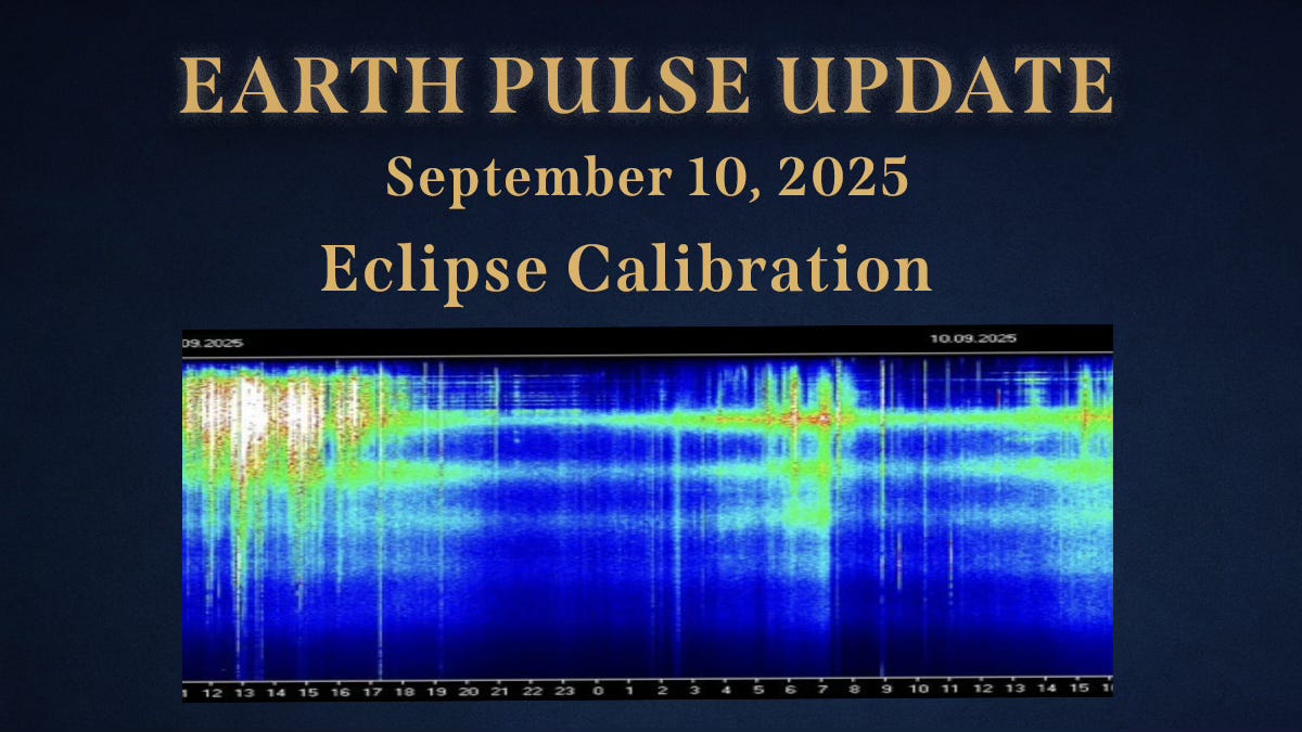 ⚡Earth Pulse Update - Sept 10, 2025 | Eclipse Calibration