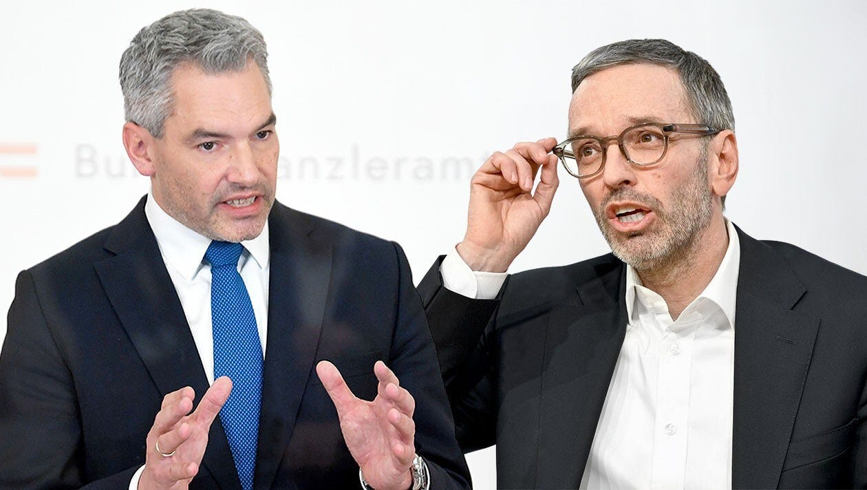 Er ist angezählt“ - Nehammer gegen Kickl: Jetzt schießt FPÖ zurück |  krone.at