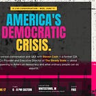 Happening Now - Watch Live: Defending American Democracy with Steven Cash