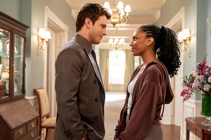 Tommy O'Brien, Taylor Bloom, and Savannah Lee Smith in Line of Fire on NBC