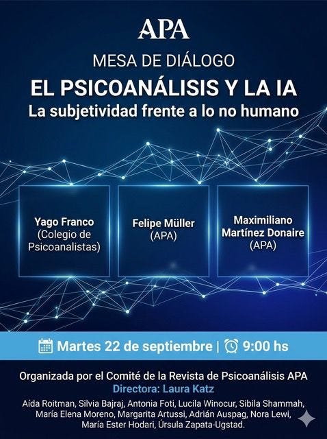 El Psicoanálisis y la IA - La subjetividad frente a lo no humano - Yago Franco
