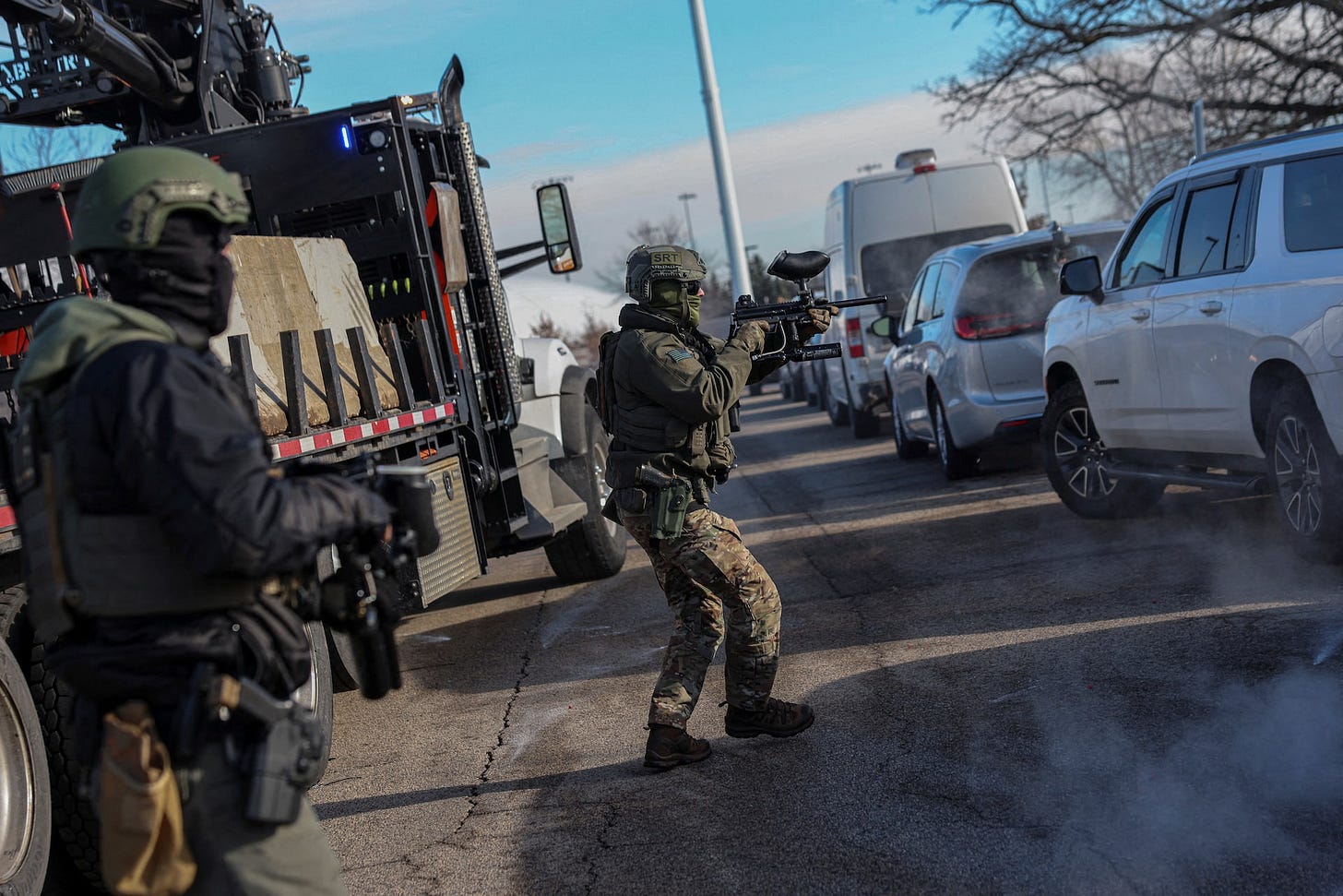 Demonstration against increased immigration enforcement, after a U.S. Immigration and Customs Enforcement (ICE) agent fatally shot Renee Nicole Good, in Minneapolis