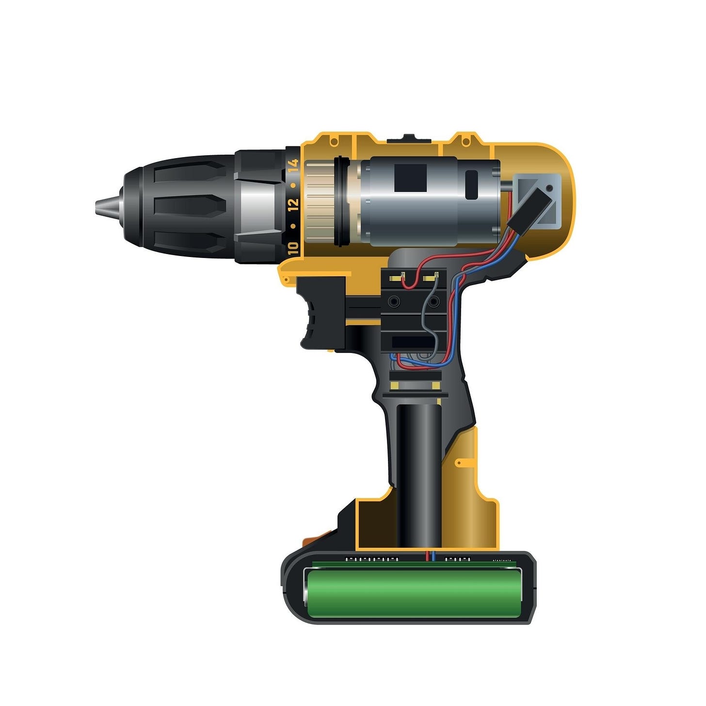 an impact driver power tool, AI generated an impact driver power tool, AI generated
