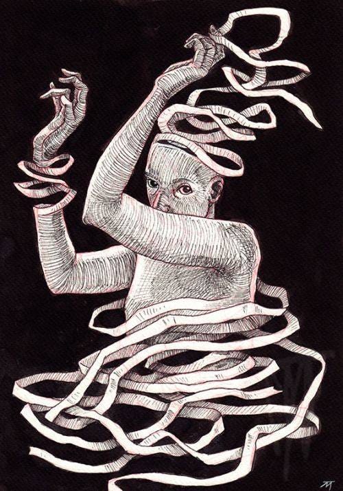 May be an illustration of snake