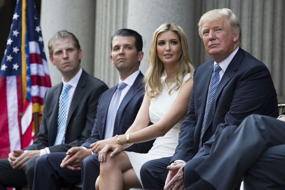 Donald Trump's children keeping line blurry between White House and company 2016 images Donald Trump's children keeping line blurry between White House and company 2016 images