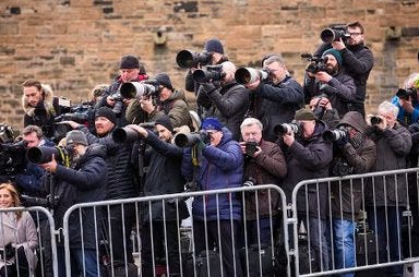 Paparazzis lors du mariage du Prince Harry et de Meghan Markle Paparazzis lors du mariage du Prince Harry et de Meghan Markle