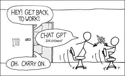 r/ProgrammerHumor - ChatGPT is down and I remembered this meme so modified it.