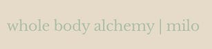 Milo | Whole Body Alchemy