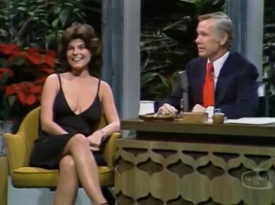 Adrienne Barbeau. Concentrate, Johnny, you can do this.