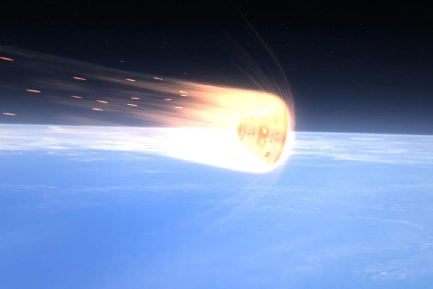 Artemis II crew will endure 3,000°C on re-entry. A hypersonics expert  explains how they will survive