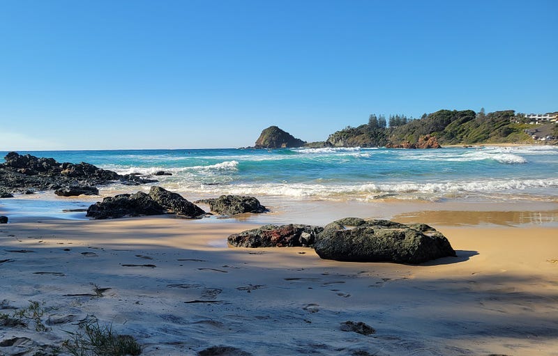My closest Beach, copyright by author